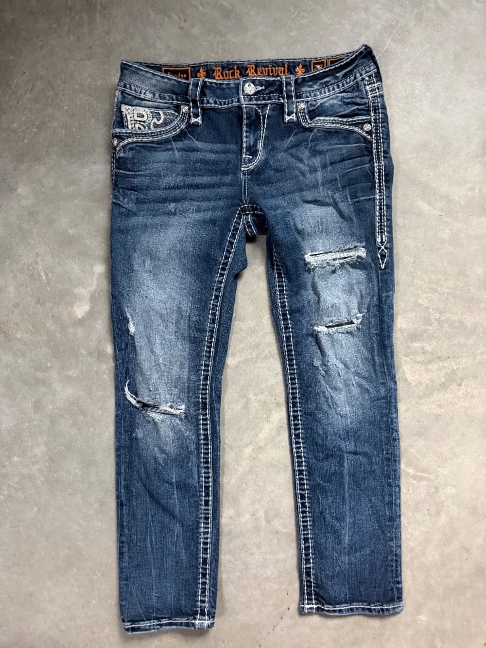 ROCK REVIVAL JEANS CROPPED